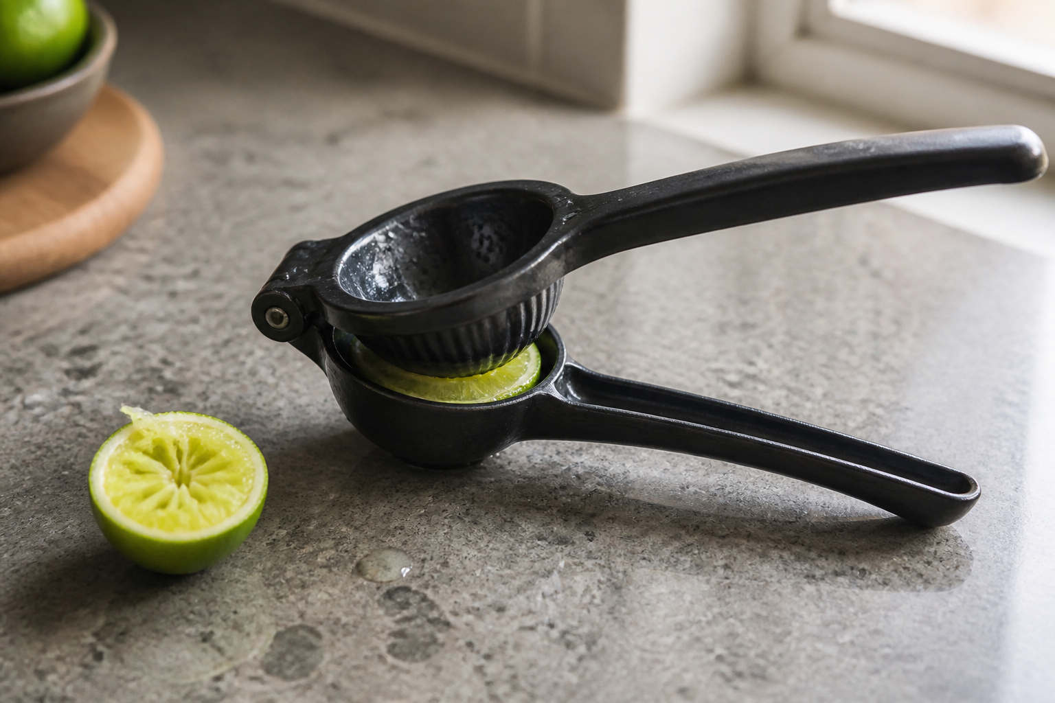 A dual-gear citrus press