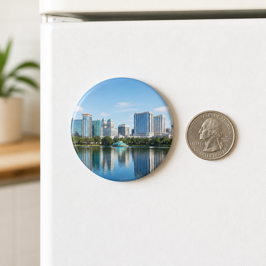 Small Orlando fridge magnet